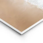 poster vue aerienne plage et ocean lightpanel.webp