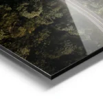poster vue aerienne route aluminium.webp