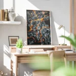 poster vue aerienne ville illuminee bureau.webp