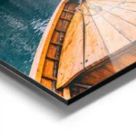 poster vue lac et montagnes aluminium.webp