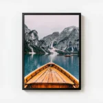 poster vue lac et montagnes avec cadre.webp