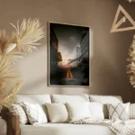 poster vue pont new york salon.webp