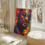 poster will smith street art salon beige.webp