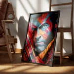 poster wolverine street art encadre.webp