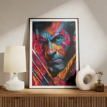 poster wolverine street art meuble.webp
