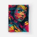 poster wonder woman street art.webp