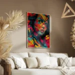 poster wonder woman street art salon.webp