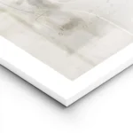 affiche abstraite beige avec des lignes noires blanches et des taches bleues lightpanel.webp