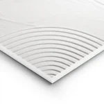 affiche abstraite de lignes ondulees en relief couleur gris beige texture modern lightpanel.webp