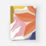 affiche abstraite et coloree de fleurs graphiques aux couleurs vives.webp