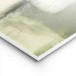 affiche abstraite aux teintes naturelles de vert olive beige et blanc avec des f lightpanel.webp