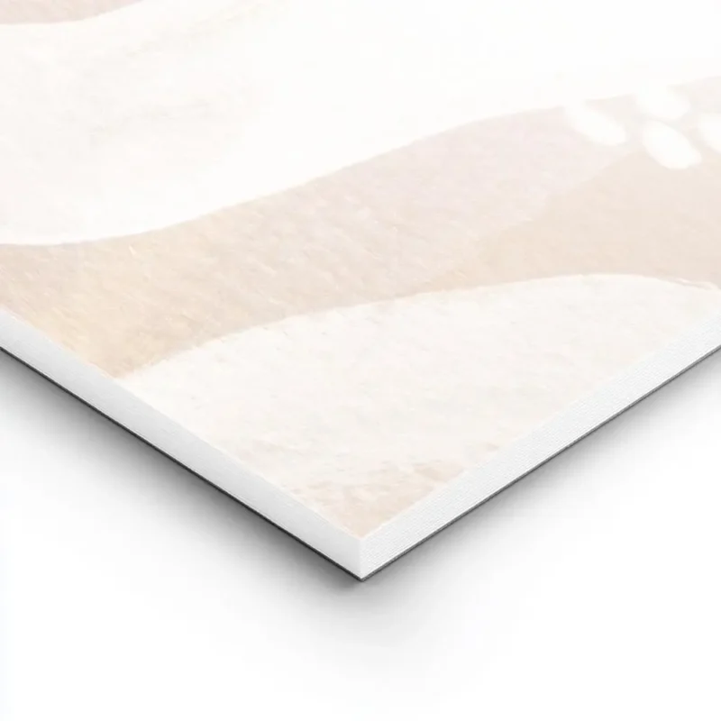 affiche abstraite avec des coups de pinceau et des points blancs sur un fond cou lightpanel.webp