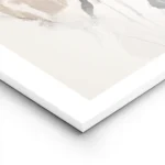 affiche abstraite avec des formes noires et beiges sur fond clair avec des trait lightpanel.webp