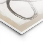 affiche abstraite avec des lignes epaisses et organiques noires sur un fond blan lightpanel.webp
