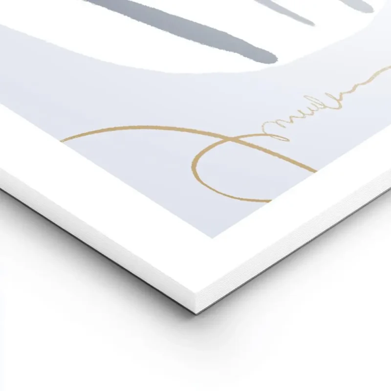 affiche abstraite avec des rayures bleues des formes blanches et noires et des l lightpanel.webp