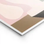 affiche abstraite avec une plante aux formes fluides dans un vase aux couleurs r lightpanel.webp