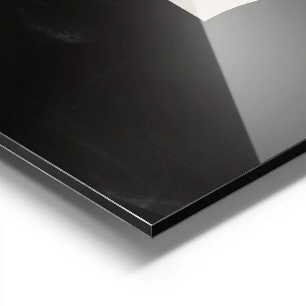 affiche abstraite minimaliste avec des formes graphiques organiques en noir et b aluminium.webp