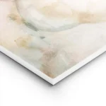 affiche abstraite representant une silhouette feminine aux teintes naturelles de lightpanel.webp