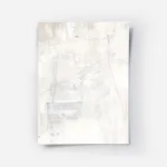 affiche abstraite texture acrylique blanc et beige clair avec des lignes fines e.webp