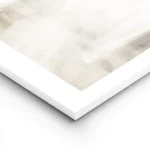 affiche abstraite tons terreux avec des traits fins de graphite aspect texture lightpanel.webp