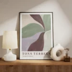 affiche abstraite tons terreux no1 formes superposees aux teintes terreuses aspe meuble.webp