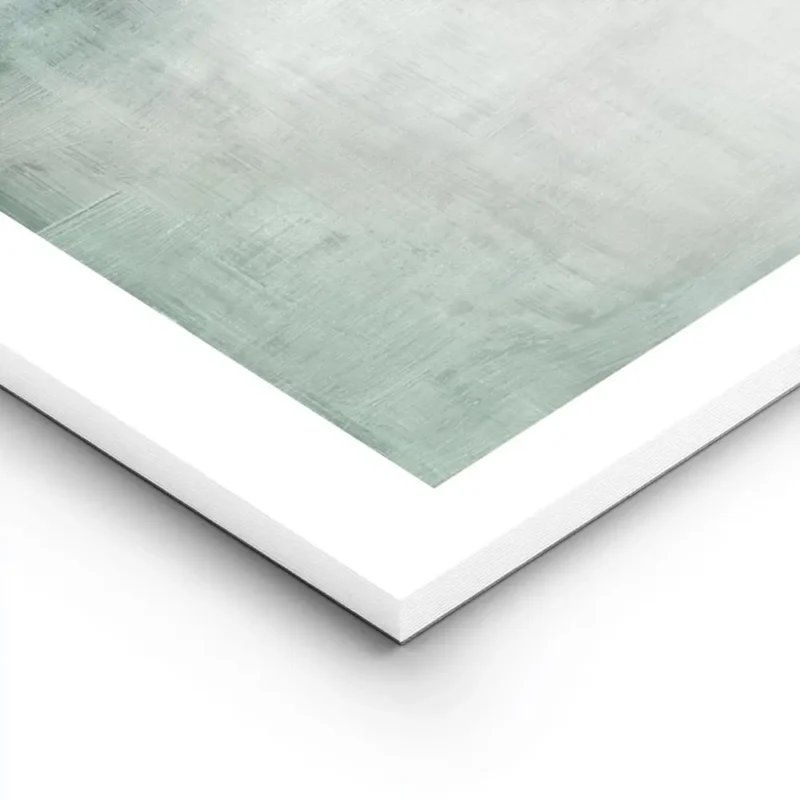 affiche abstraite verte avec degrade de couleurs et texture brossee evoquant un lightpanel.webp