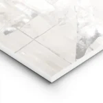 affiche acrylique abstraite en blanc et beige clair avec formes texturees et mot lightpanel.webp