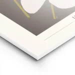 affiche adele naidoo avec deux anthuriums stylises aux spathes rose pale et spad lightpanel.webp