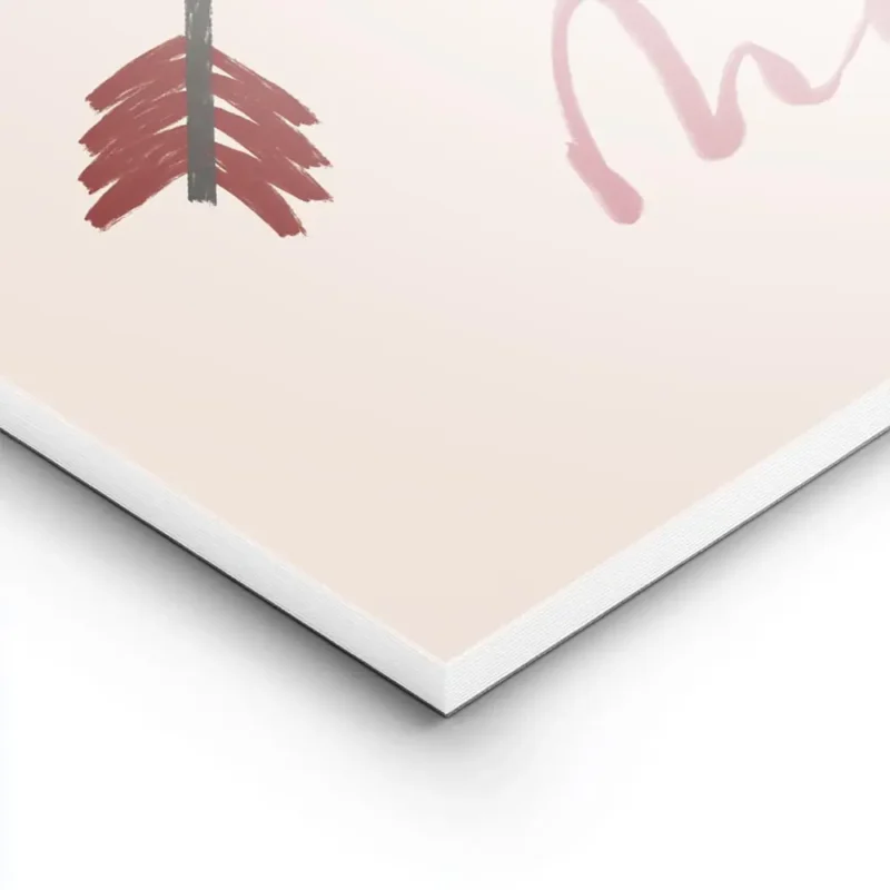 affiche amore mio avec typographie rose et arc de cupidon fleche avec c ur roman lightpanel.webp