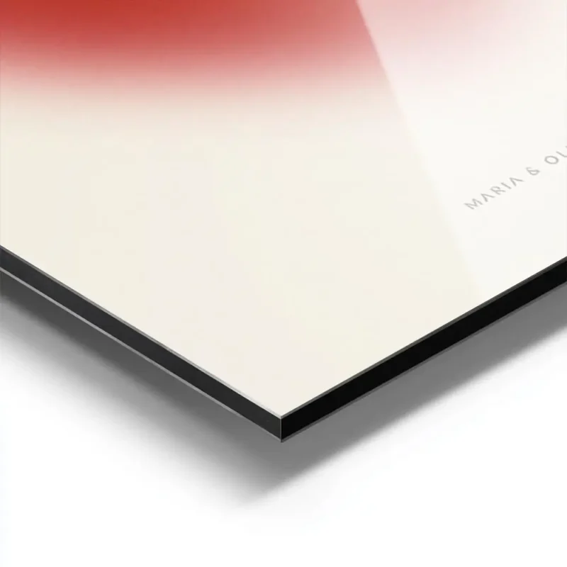 affiche amour avec un grand c ur rouge flou et le texte you me en typographie no aluminium.webp