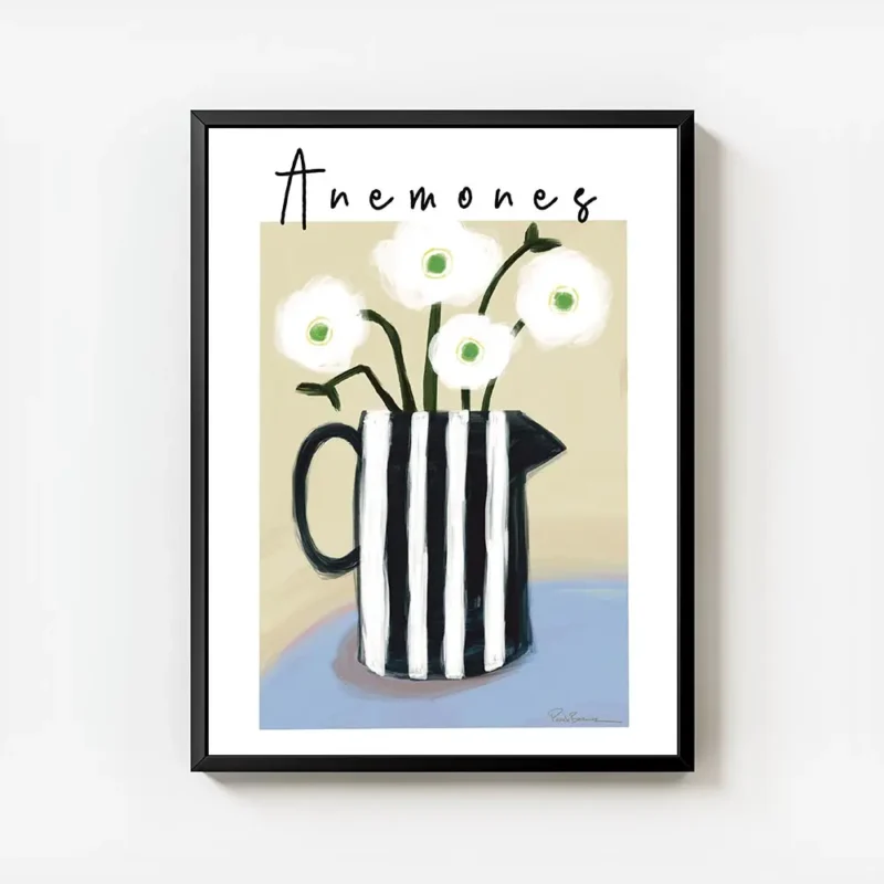 affiche anemones avec cadre.webp