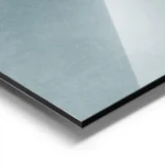 affiche apaisante doiseaux noirs sur un fil electrique devant une pleine lune ro aluminium.webp