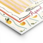 affiche aperol spritz motif abstrait et ludique a la peinture a la main lightpanel.webp