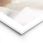 affiche aquarelle abstraite aux tons brules marron et gris avec des couleurs qui lightpanel.webp