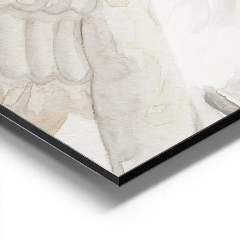 affiche aquarelle dun cygne blanc delicat avec ses ailes deployees couleurs douc aluminium.webp