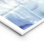 affiche artistique aquarelle abstraite avec des carres aux nuances de bleu et de lightpanel.webp