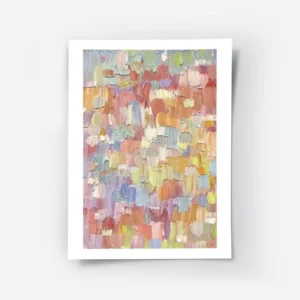 affiche aux traits de peinture colores et textures rappelant un coup de pinceau .webp