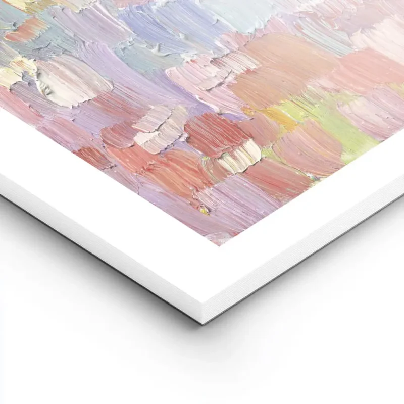 affiche aux traits de peinture colores et textures rappelant un coup de pinceau lightpanel.webp