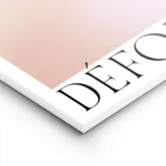 affiche avec degrade de couleurs orange rose et jaune aux textures granuleuses t lightpanel.webp