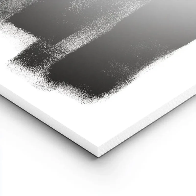 affiche avec des bandes noires horizontales et verticales avec un effet de pince lightpanel.webp