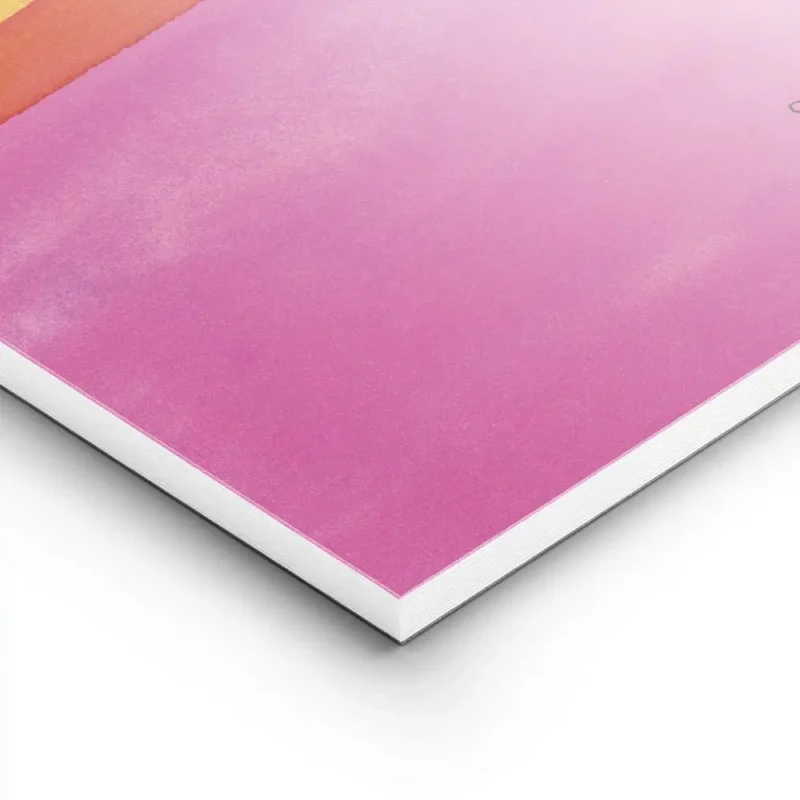affiche avec des blocs de couleur jaune orange et rose fuchsia et la phrase lais lightpanel.webp