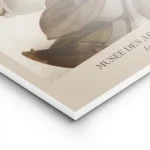 affiche avec des branches aux feuilles marron et vertes sur un fond beige titre lightpanel.webp