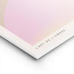 affiche avec des cercles pastel rose jaune et orange sur un fond beige typograph lightpanel.webp