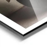 affiche avec des feuilles beiges sechees dans un vase rustique marron style bohe aluminium.webp