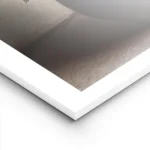 affiche avec des feuilles beiges sechees dans un vase rustique marron style bohe lightpanel.webp