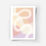 affiche avec des formes abstraites aux couleurs jaune rose orange et violet trav.webp