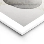 affiche avec des formes abstraites noires et bleues a laquarelle traversees par lightpanel.webp