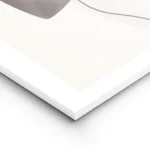 affiche avec des formes aquarelle marron et grises et une ligne noire abstraite lightpanel.webp