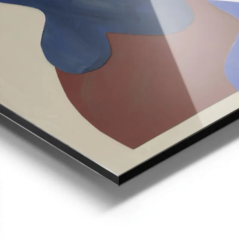 affiche avec des formes decoupees et superposees dans un style cubiste aux coule aluminium.webp
