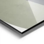 affiche avec des formes geometriques allongees aux couleurs sobres bleu vert ros aluminium.webp